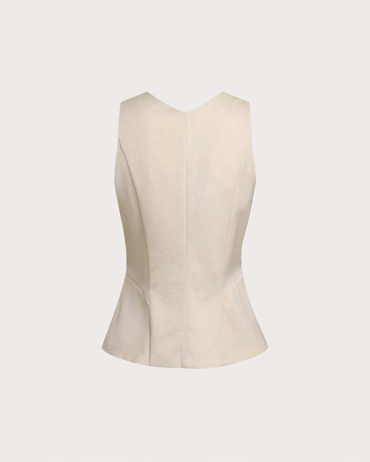 Textured Button Vest