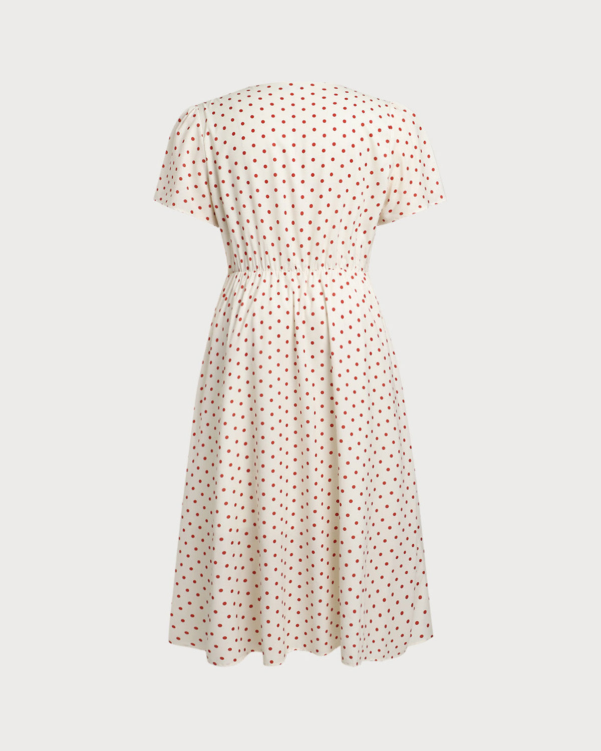 Polka Dot Plus Size Midi Dress